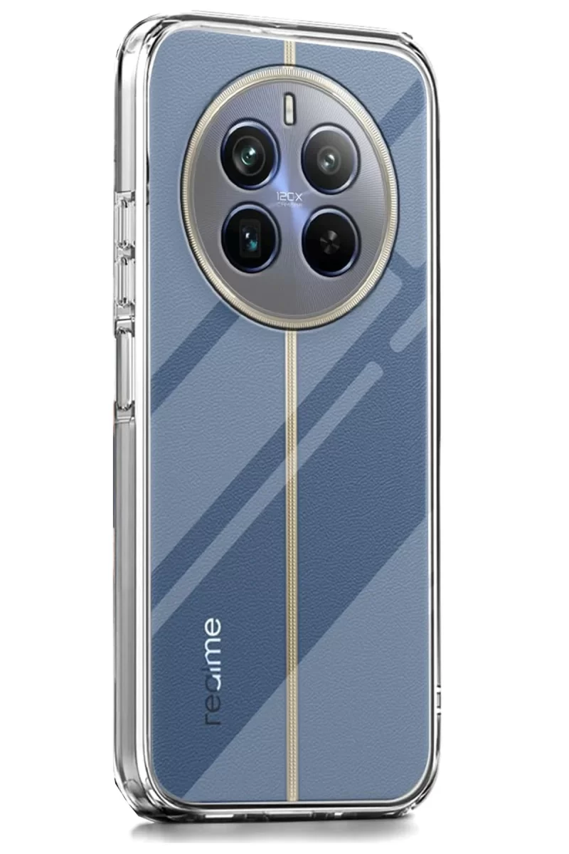 Newface Realme 12 Pro Plus Kılıf Lüx Şeffaf Silikon