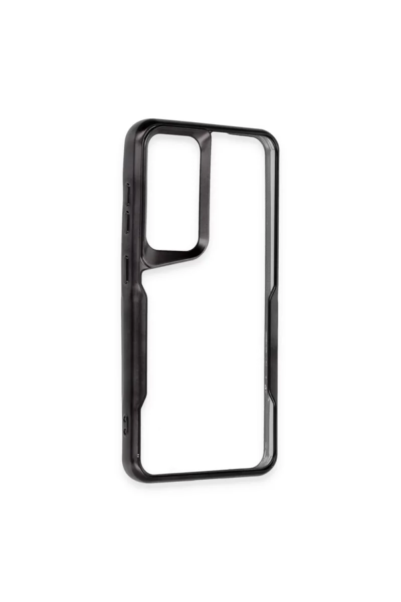 Newface Samsung Galaxy A24 4G Kılıf Boyi Silikon Kapak - Siyah