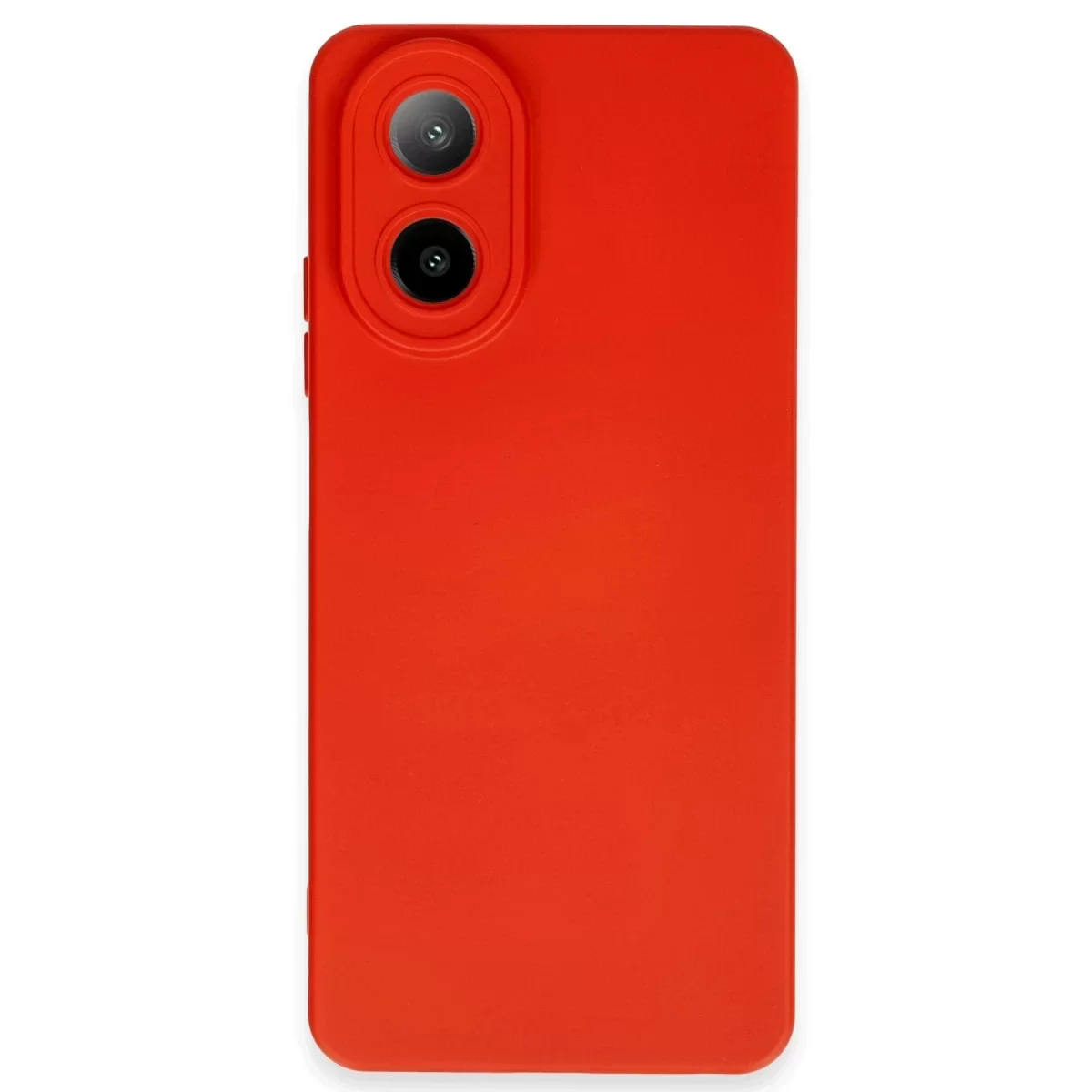 Newface Oppo A38 Kılıf Nano içi Kadife Silikon - Kırmızı