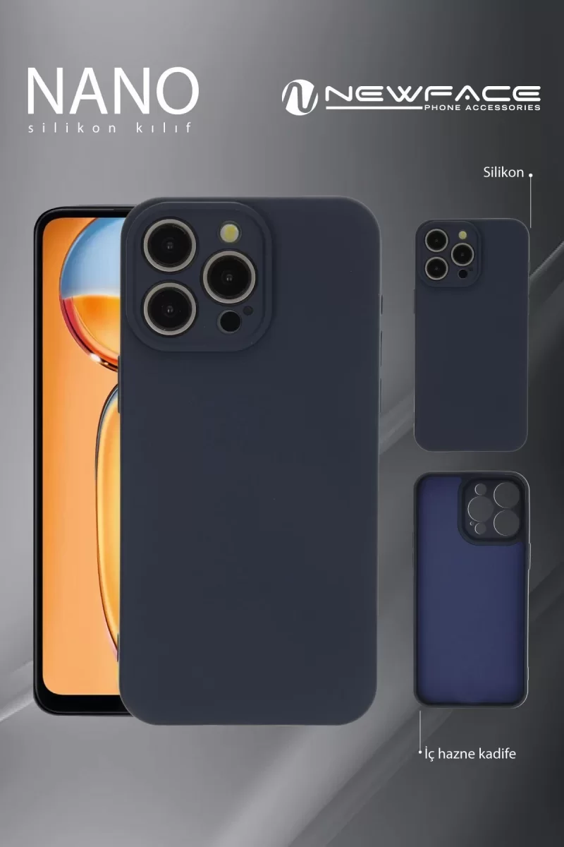 Newface Oppo A38 Kılıf Nano içi Kadife Silikon - Turuncu