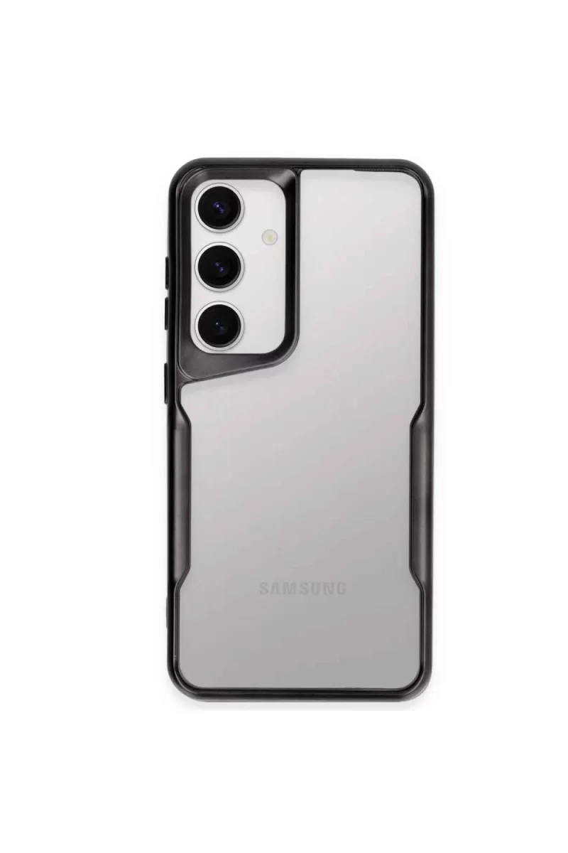 Newface Samsung Galaxy A25 5G Kılıf Boyi Silikon Kapak - Siyah