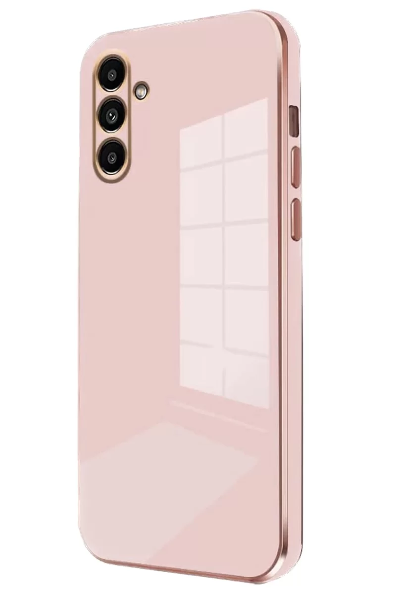Newface Samsung Galaxy A15 4G Kılıf Volet Silikon - Pembe