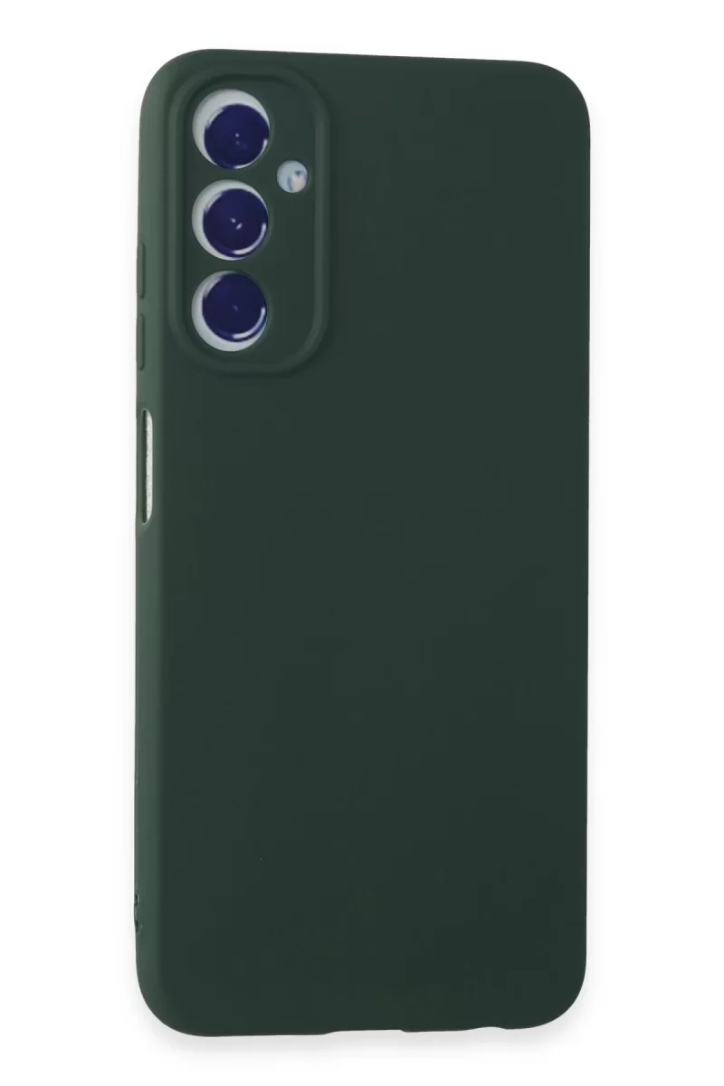 Newface Samsung Galaxy A05S Kılıf First Silikon - Koyu Yeşil