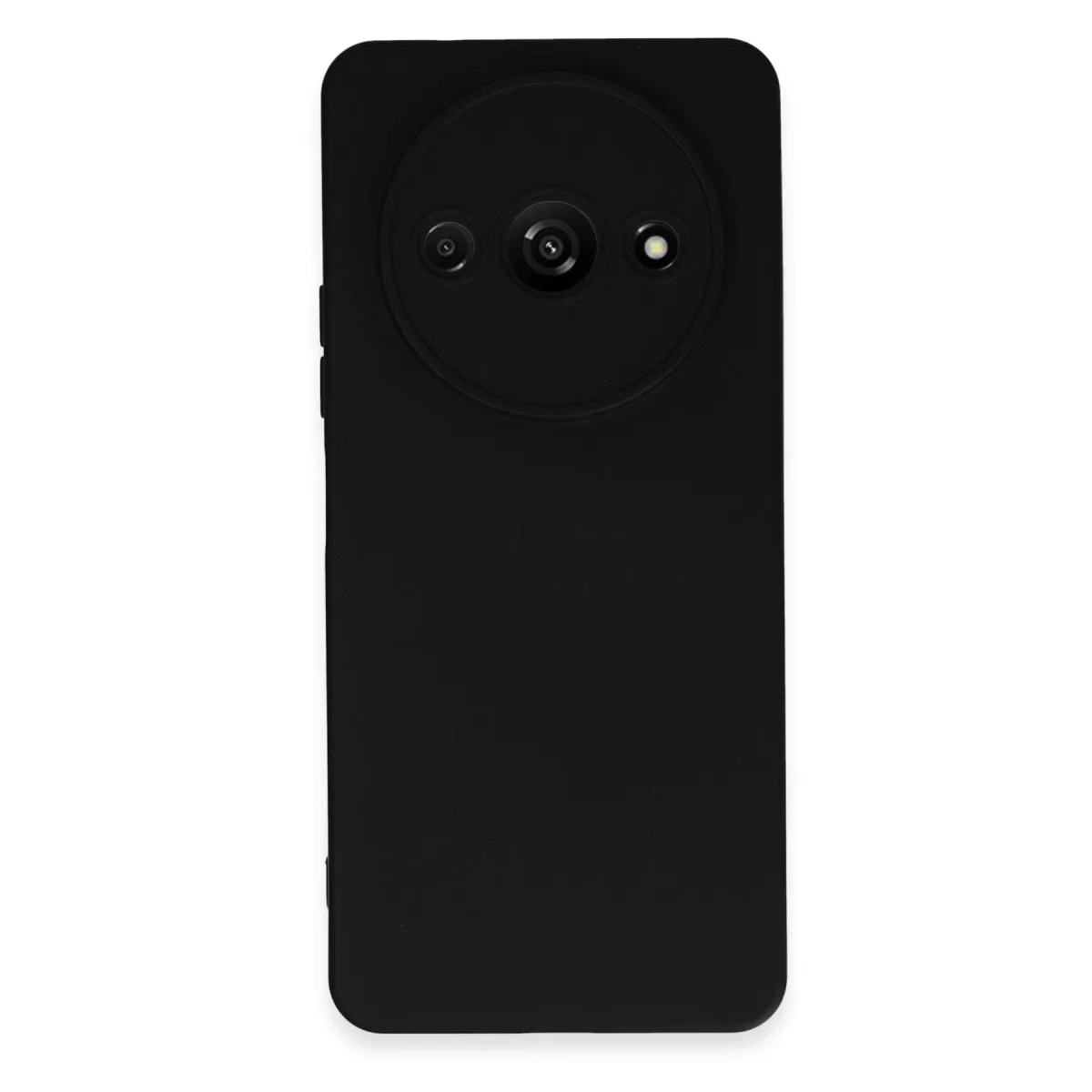 Newface Xiaomi Redmi A3 4G Kılıf Nano içi Kadife Silikon - Siyah