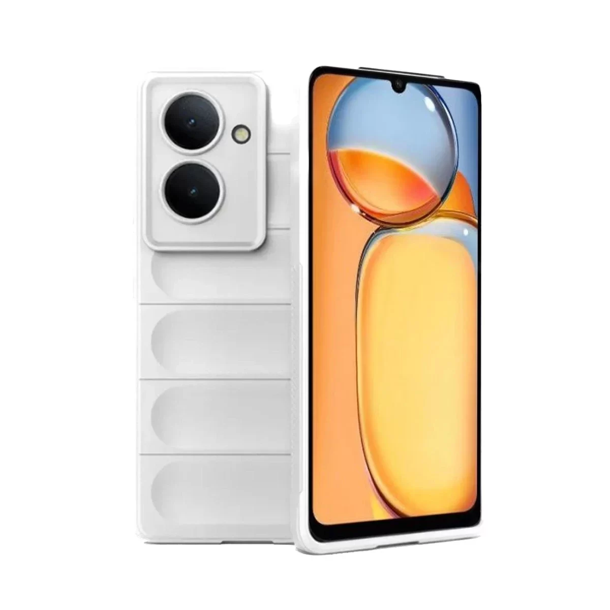 Newface Xiaomi Redmi 13C Kılıf Optimum Silikon - Krem