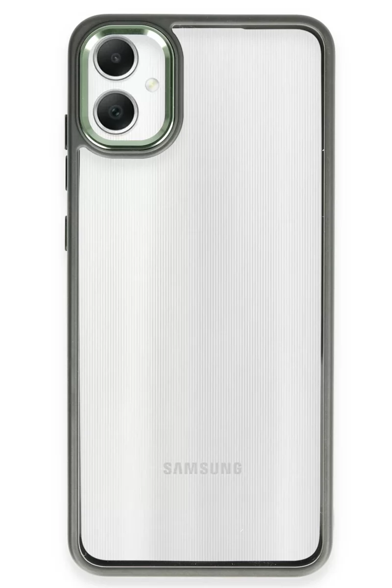 Newface Samsung Galaxy A05 Kılıf Power Silikon - Koyu Yeşil