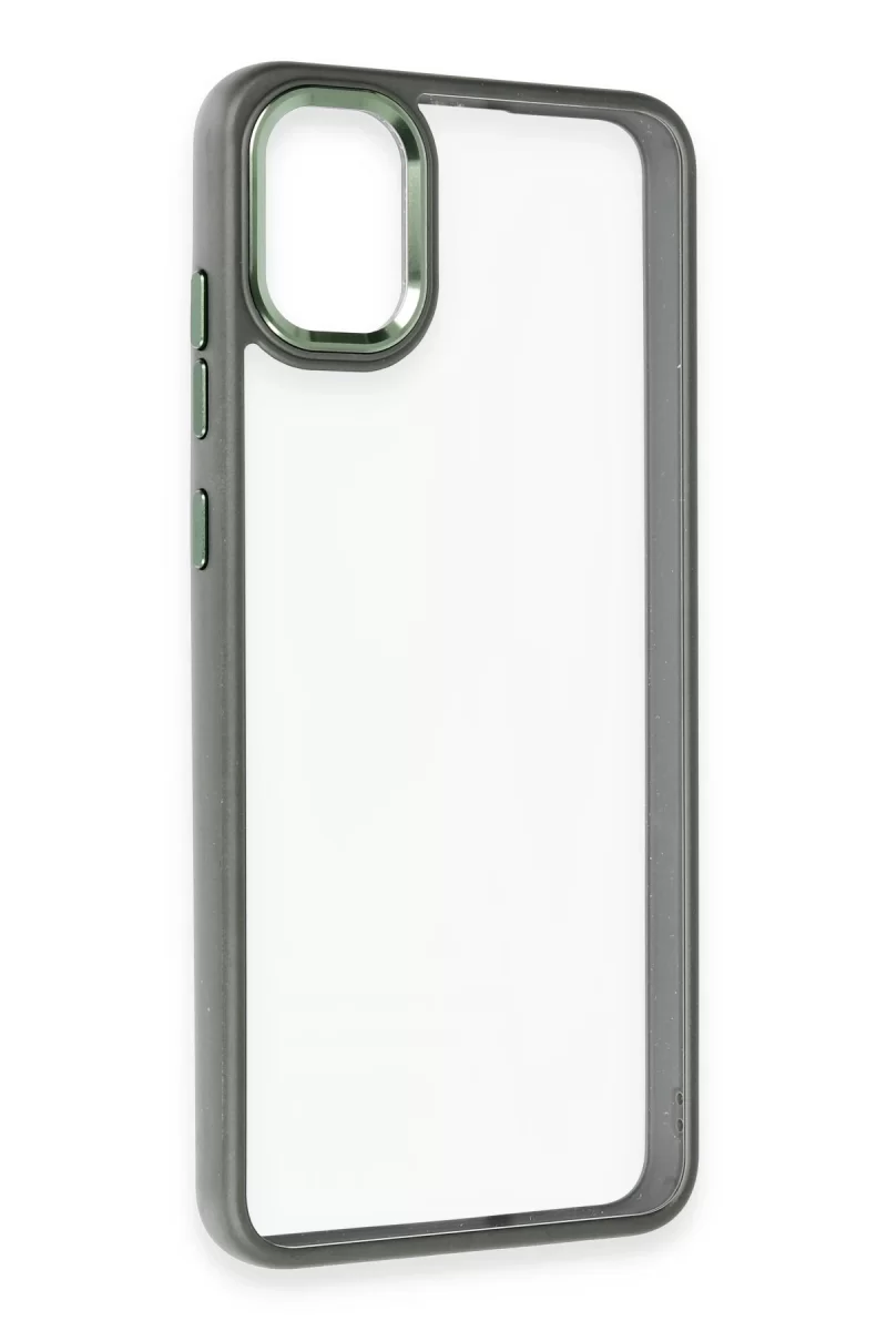 Newface Samsung Galaxy A05 Kılıf Power Silikon - Koyu Yeşil