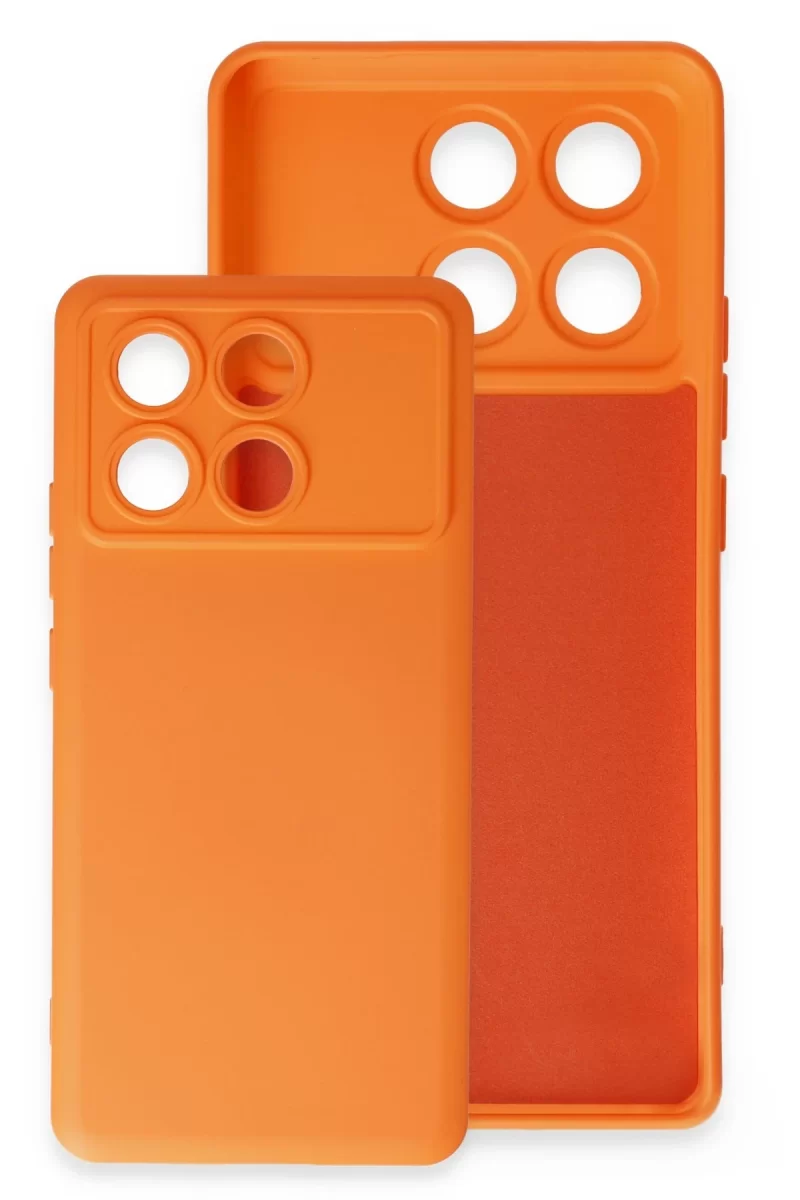 Newface Xiaomi Poco X6 Pro Kılıf Nano içi Kadife Silikon - Kırmızı