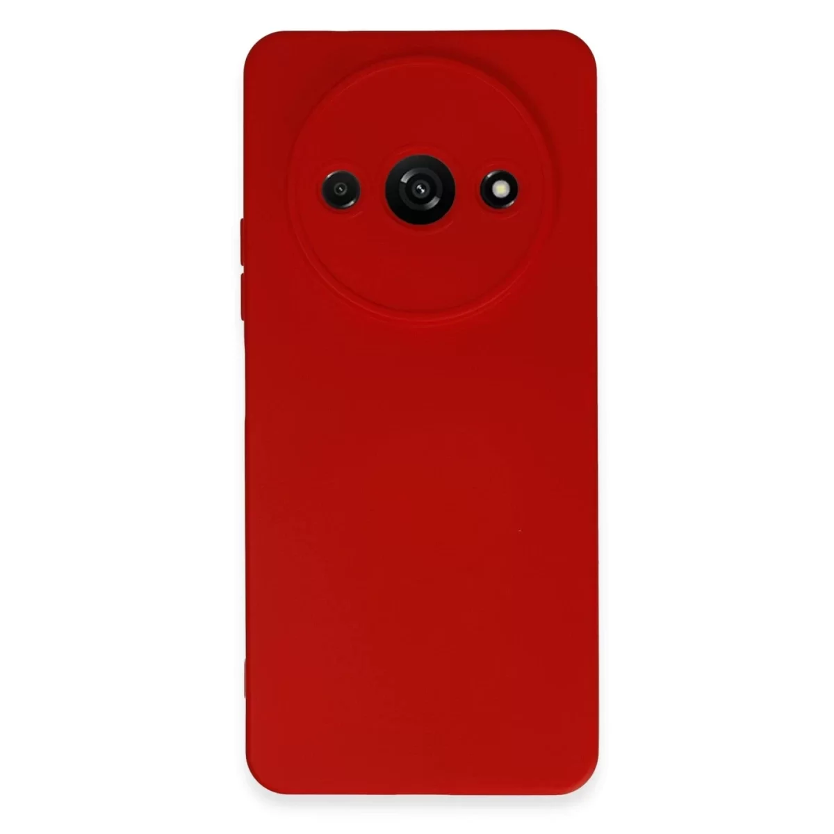 Newface Xiaomi Redmi A3 4G Kılıf Nano içi Kadife Silikon - Kırmızı