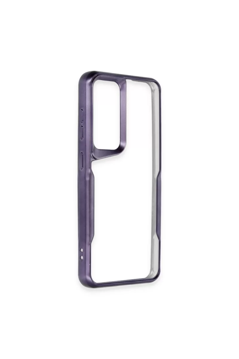Newface Samsung Galaxy A35 5G Kılıf Boyi Silikon Kapak - Derin Mor