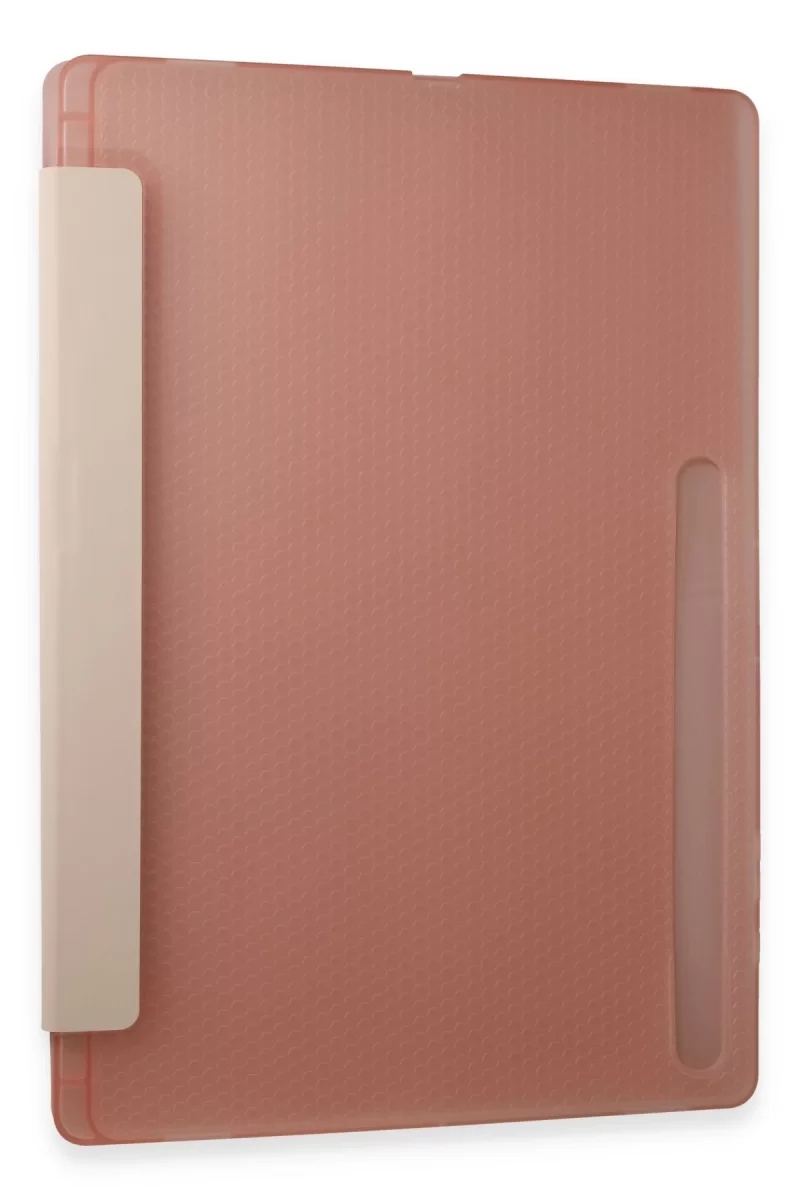 Newface Samsung Galaxy Tab A9 Plus Kılıf Kalemlikli Mars Tablet Kılıfı - Rose Gold
