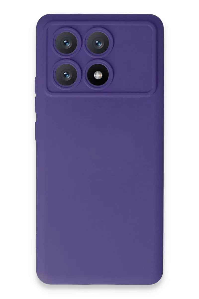Newface Xiaomi Poco X6 Pro Kılıf Nano içi Kadife Silikon - Mor