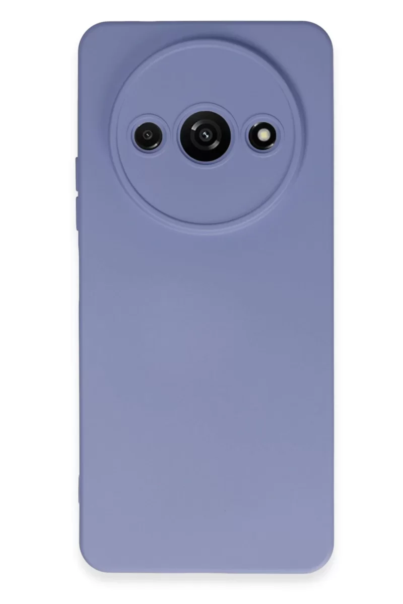 Newface Xiaomi Redmi A3 4G Kılıf Nano içi Kadife Silikon - Lila