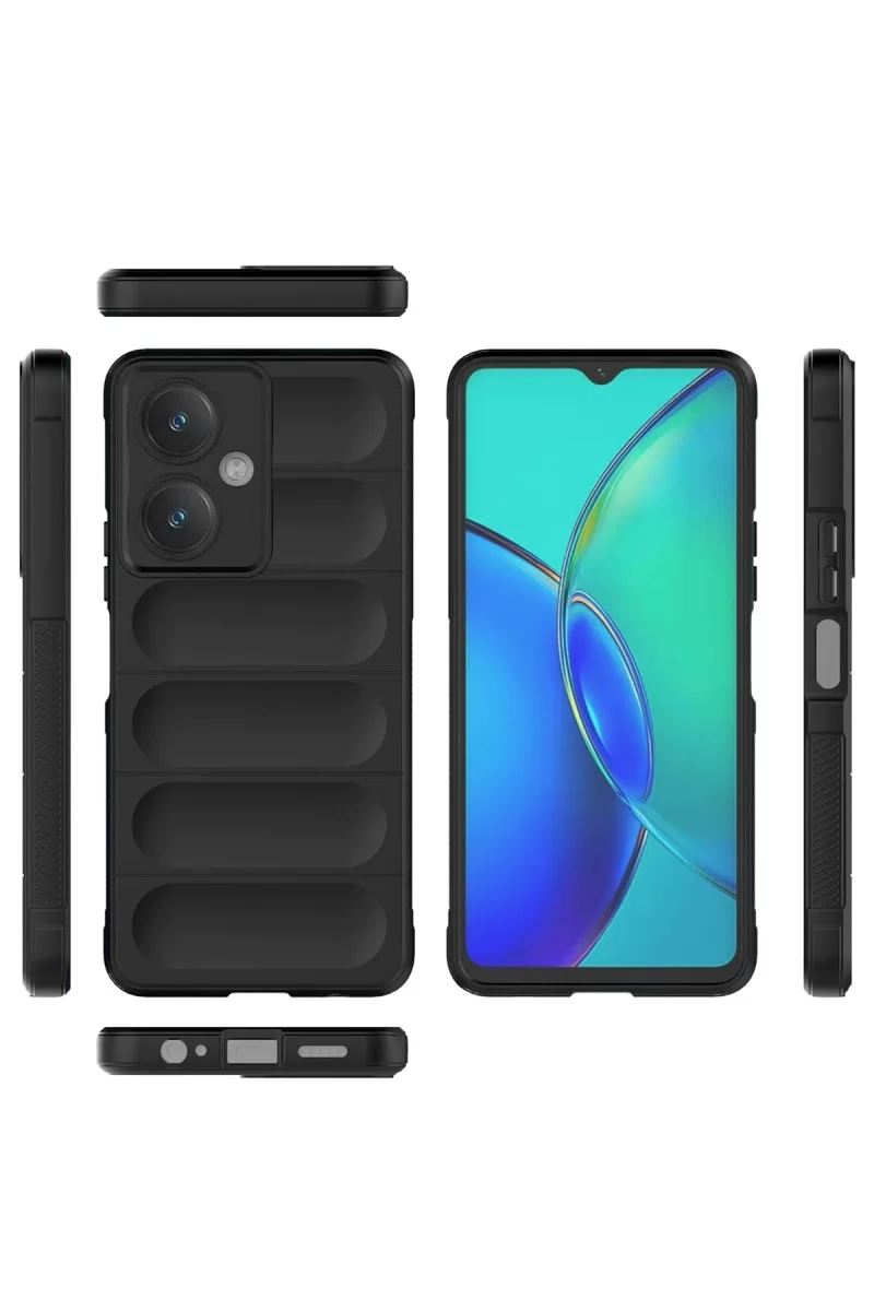 Newface Vivo Y27 Kılıf Optimum Silikon - Bordo