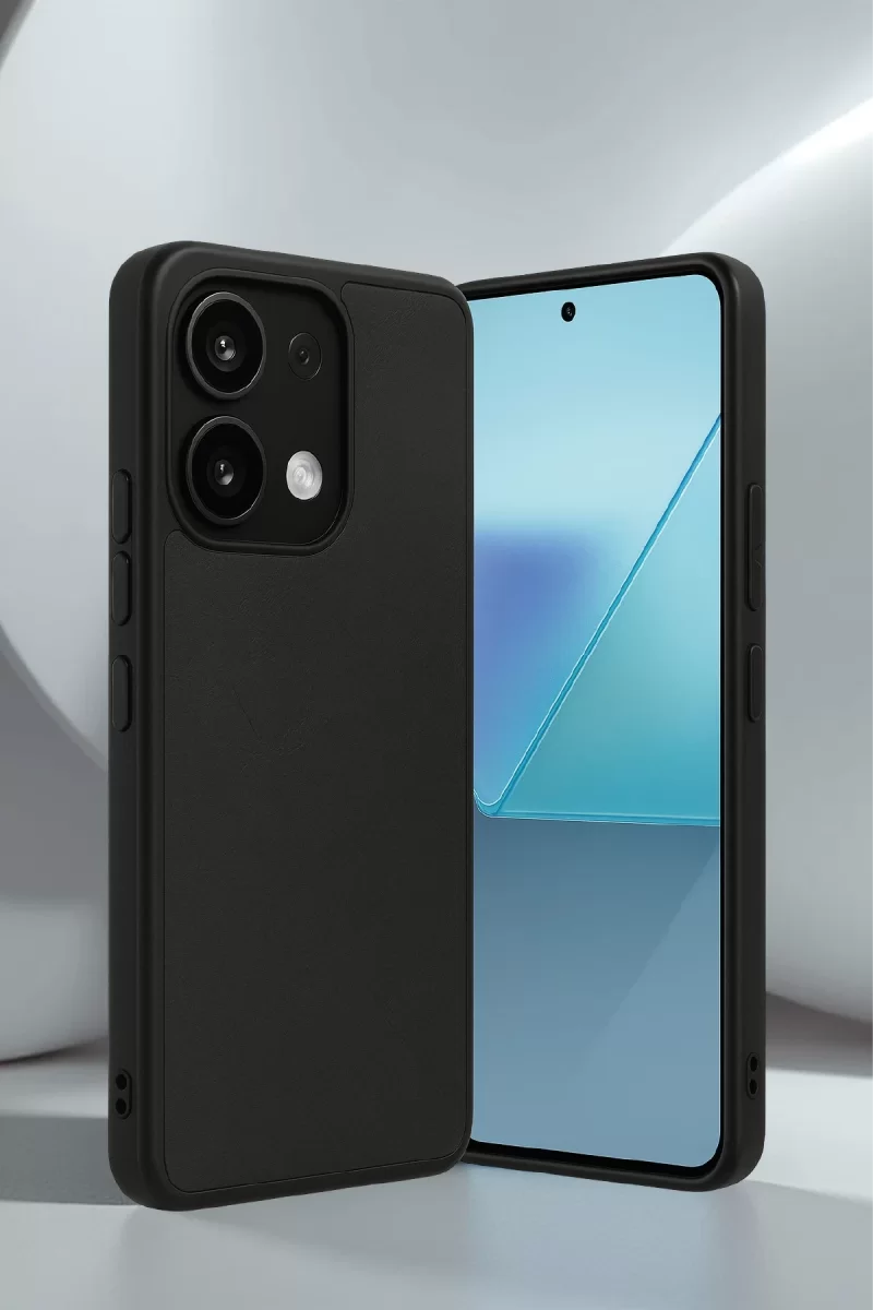 Newface Xiaomi Redmi Note 13 Pro 4G Kılıf Aras Deri Kapak - Koyu Yeşil