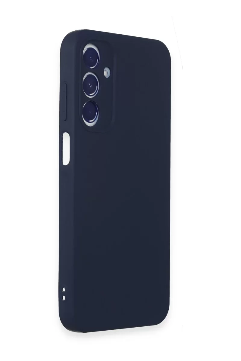 Newface Samsung Galaxy A15 4G Kılıf First Silikon - Lacivert