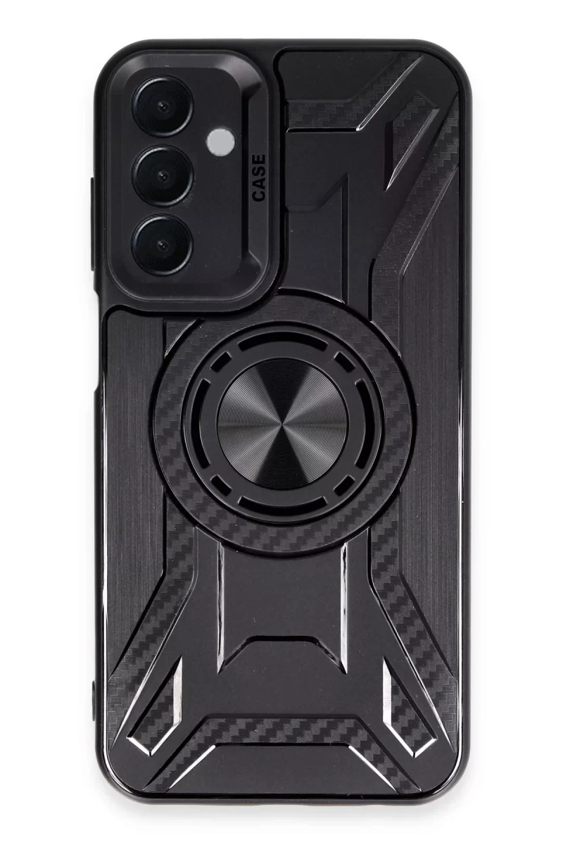 Newface Samsung Galaxy M15 Kılıf Lincoln Silikon - Siyah