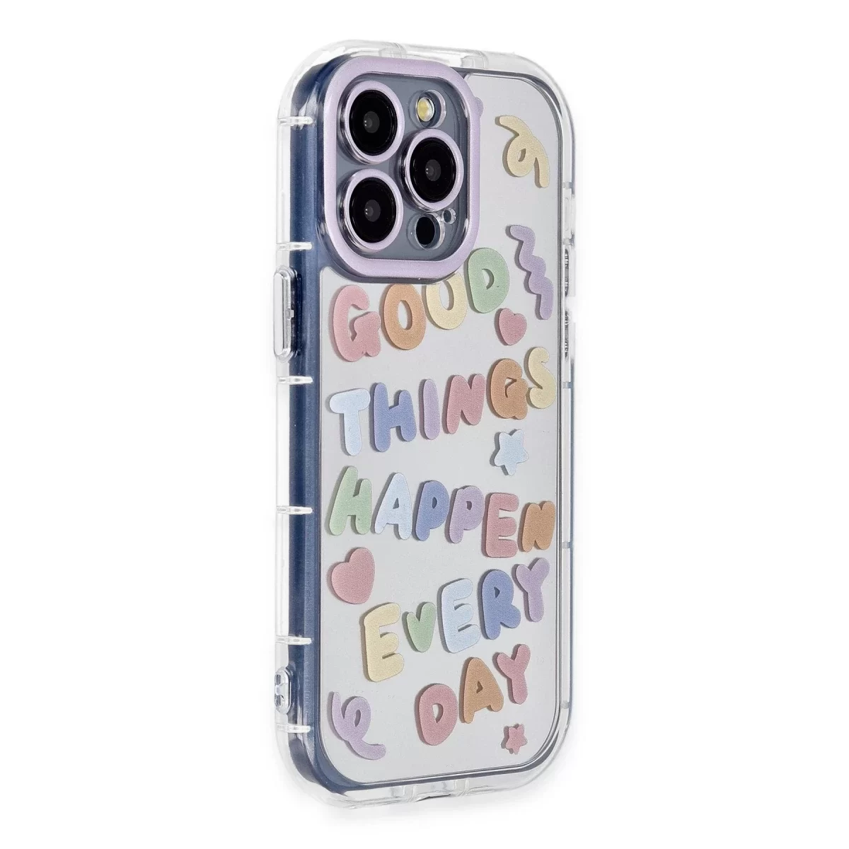 Newface Apple iPhone 14 Pro Max Kılıf Reflexion Desenli Kapak - Desen 7