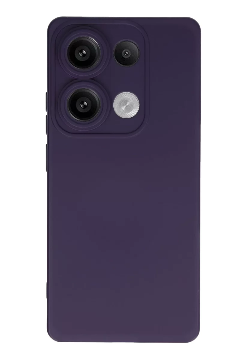 Newface Xiaomi Redmi Note 13 4G Kılıf Nano içi Kadife Silikon - Lacivert
