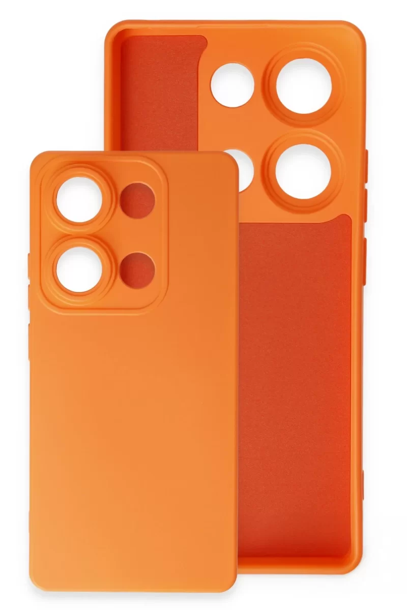 Newface Xiaomi Redmi Note 13 4G Kılıf Nano içi Kadife Silikon - Lacivert