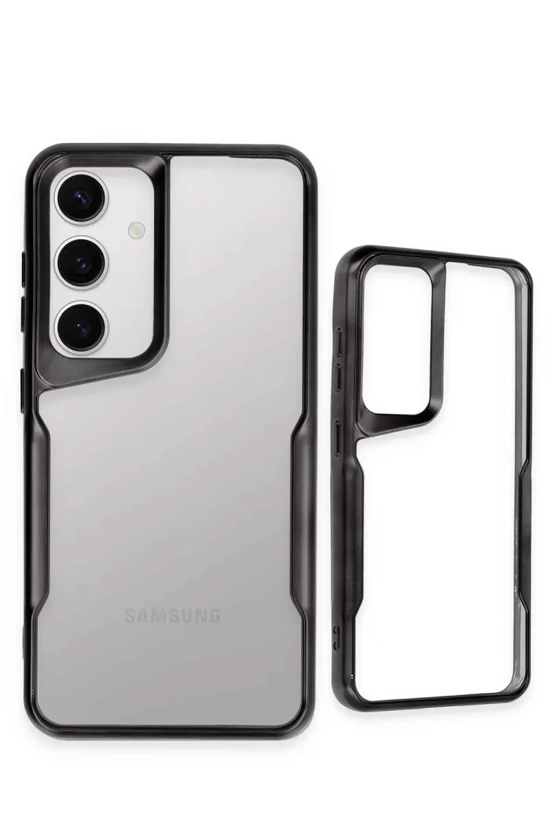 Newface Samsung Galaxy S24 Kılıf Boyi Silikon Kapak - Lacivert