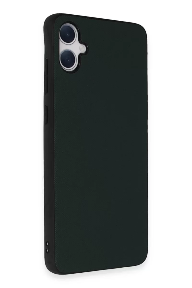 Newface Samsung Galaxy A05 Kılıf Taft Kapak - Koyu Yeşil