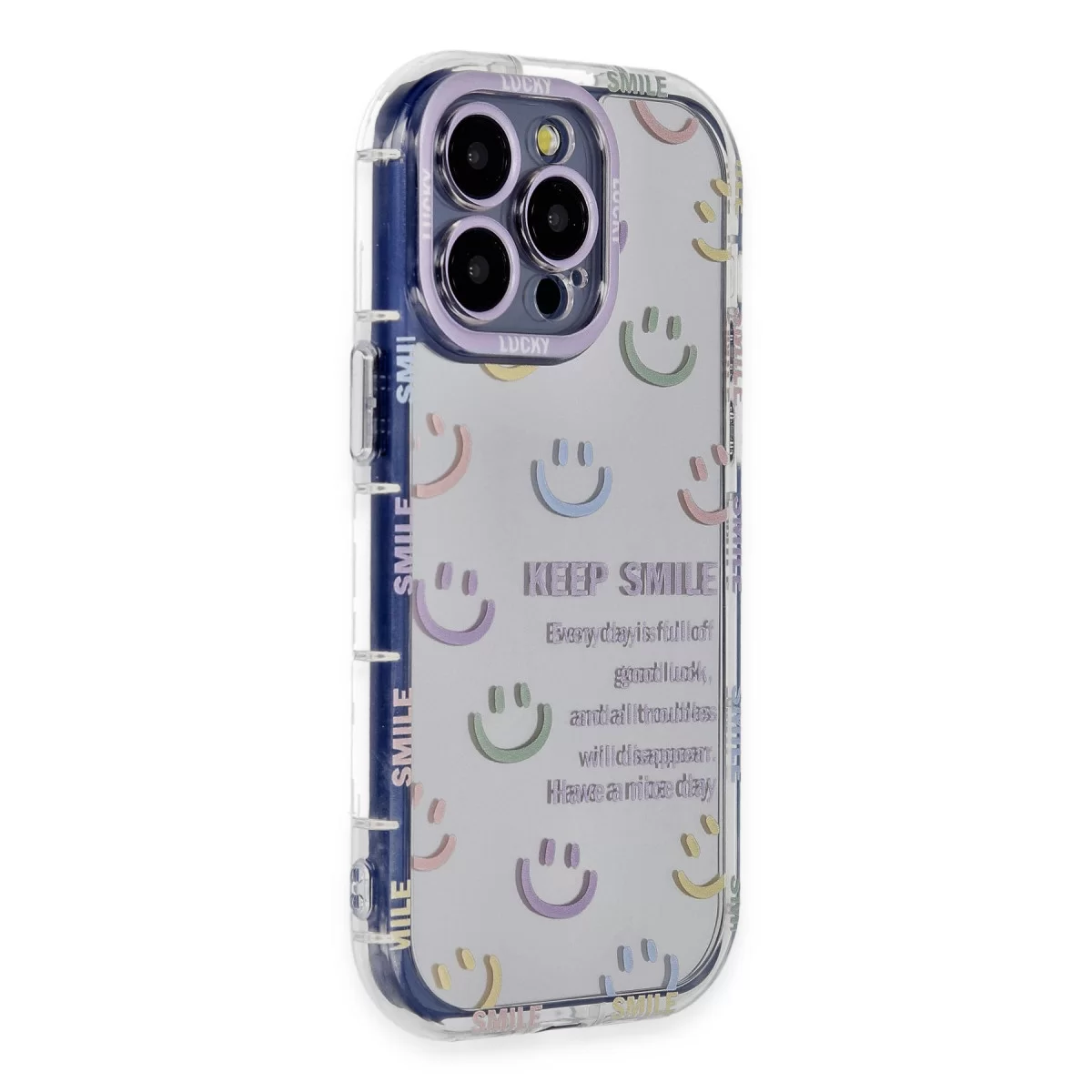 Newface Apple iPhone 15 Pro Max Kılıf Reflexion Desenli Kapak - Desen 2
