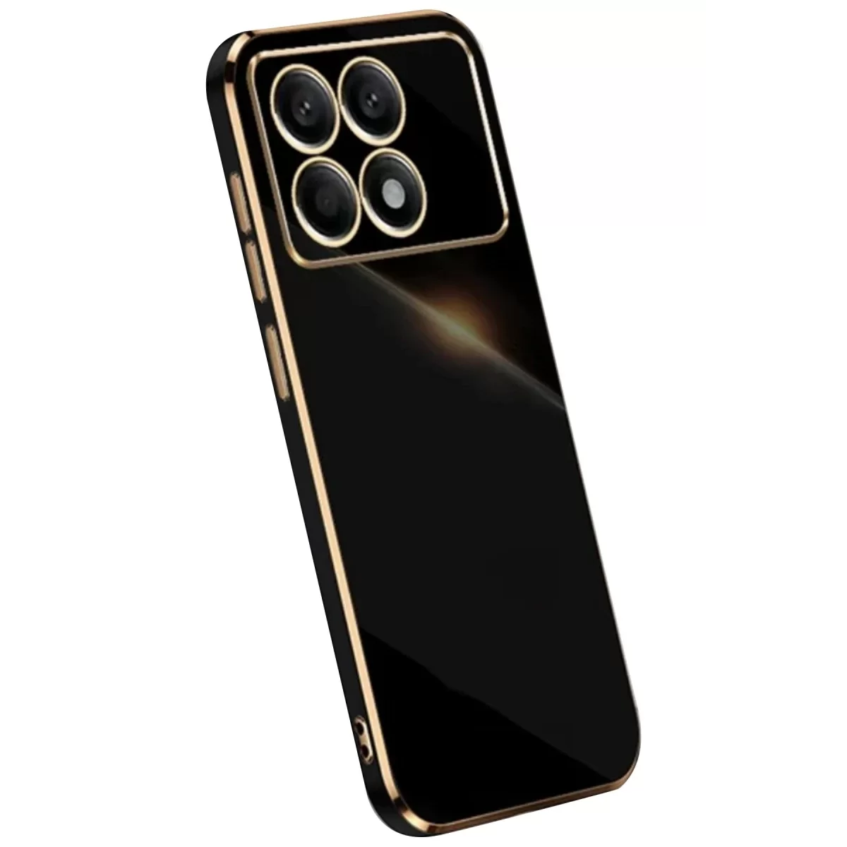 Newface Xiaomi Poco X6 Pro Kılıf Volet Silikon - Siyah