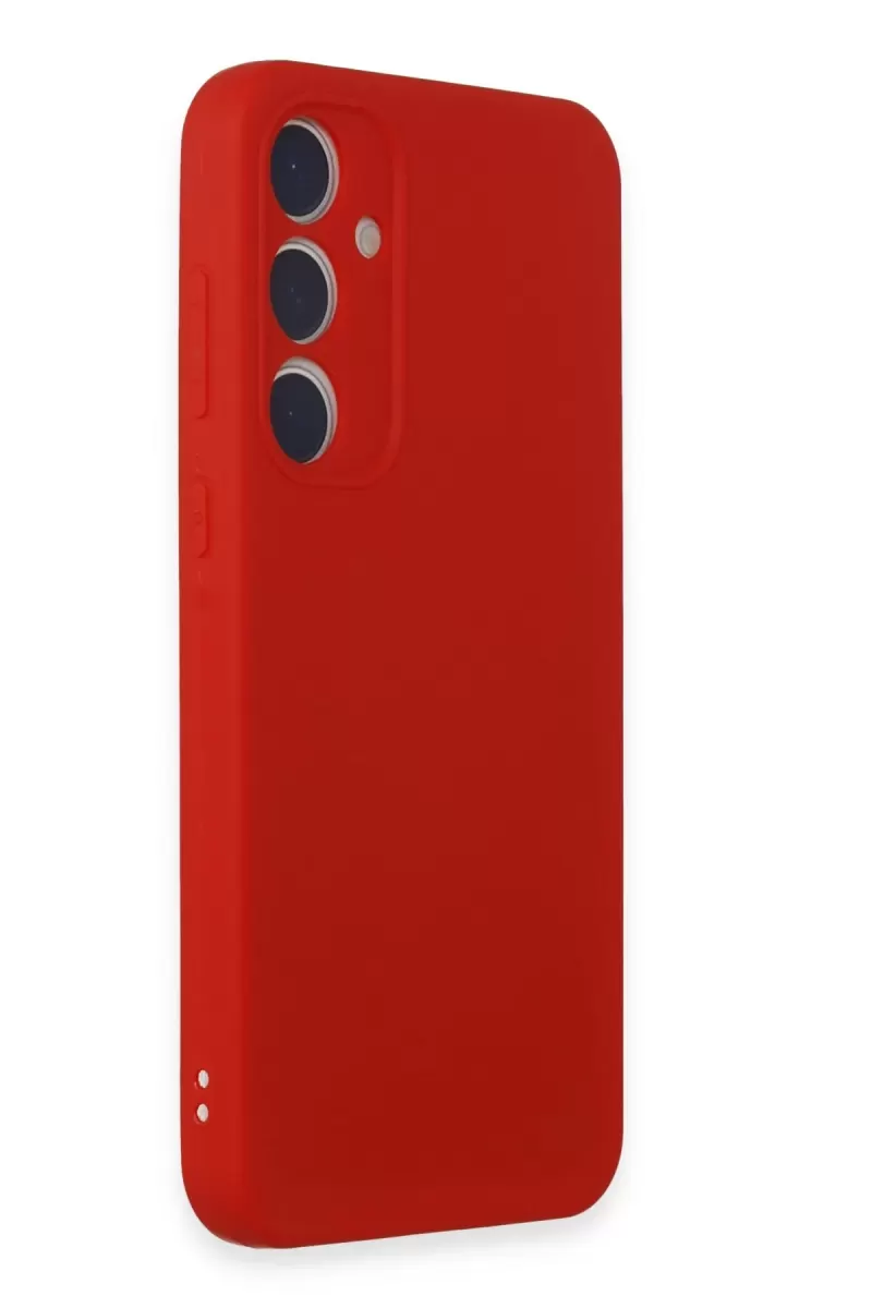 Newface Samsung Galaxy A35 5G Kılıf First Silikon - Kırmızı