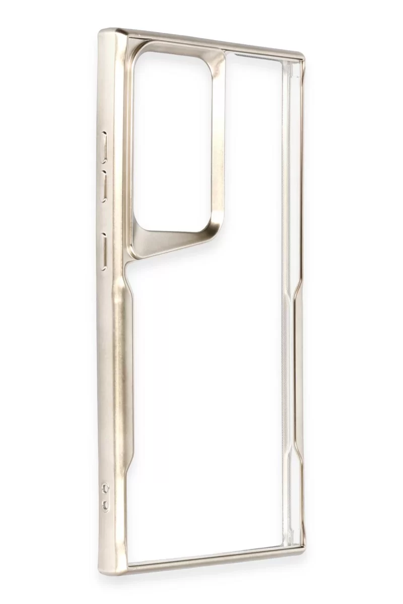 Newface Samsung Galaxy S24 Ultra Kılıf Boyi Silikon Kapak - Titan Gri