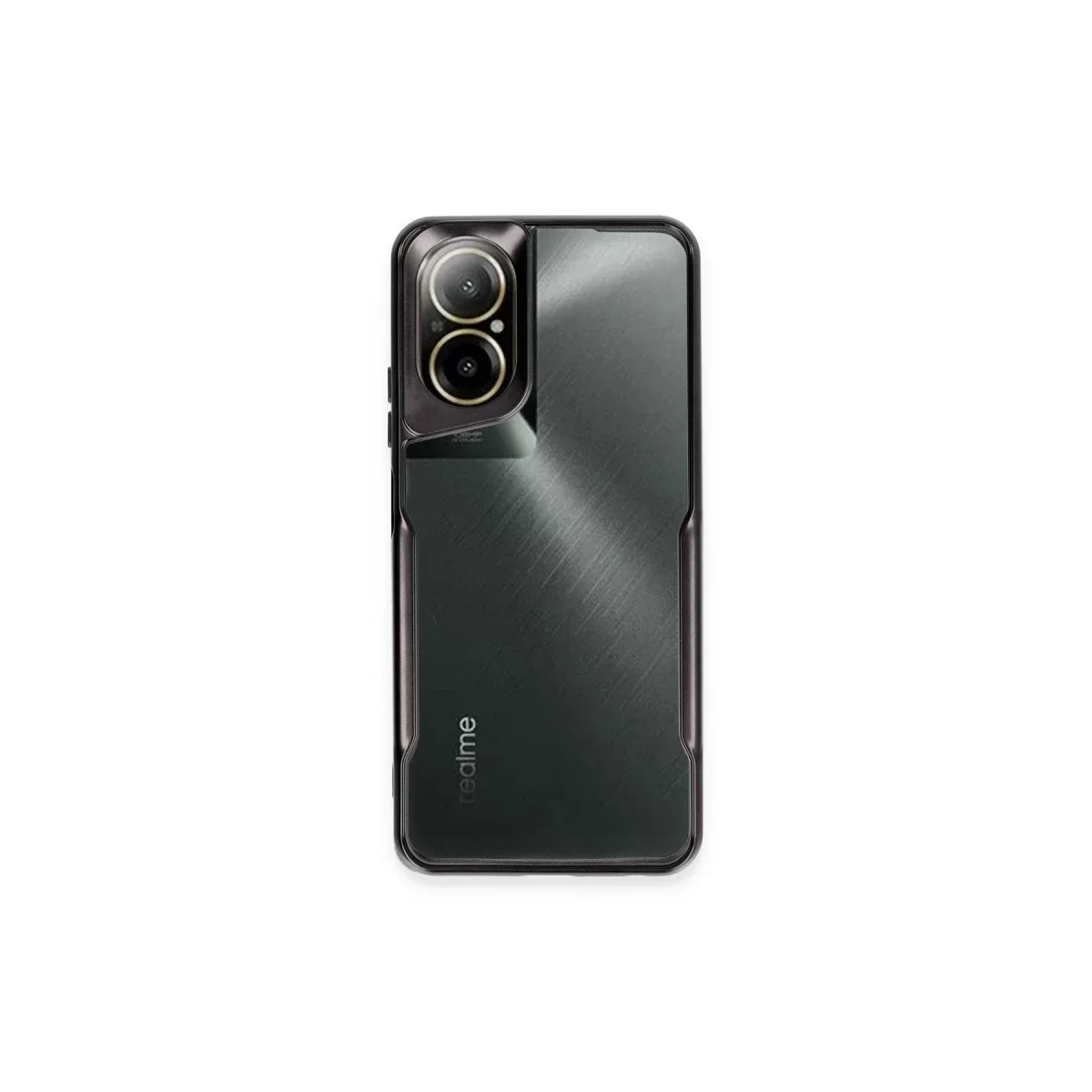 Newface Realme 12 Lite Kılıf Boyi Silikon Kapak - Siyah