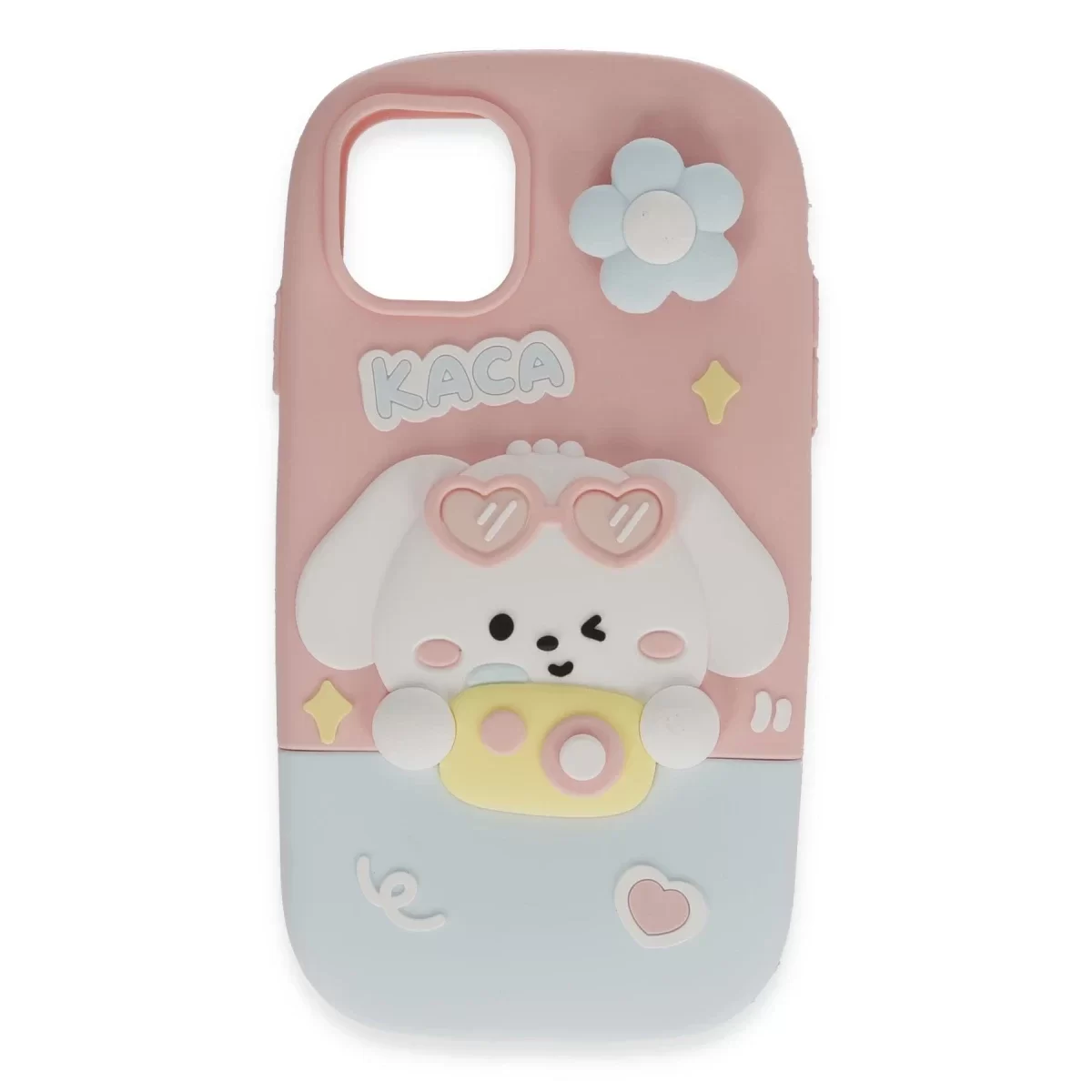 Newface Apple iPhone 15 Pro Max Kılıf Poky Karakter Silikon Kapak - Desen 13