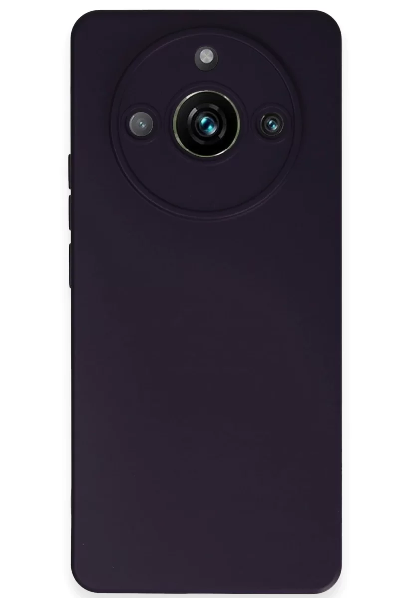 Newface Realme 11 Pro Kılıf Nano içi Kadife Silikon - Mor