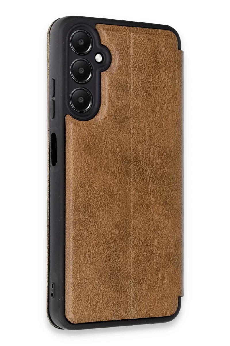 Newface Samsung Galaxy A05S Kılıf Flip Cover - Taba