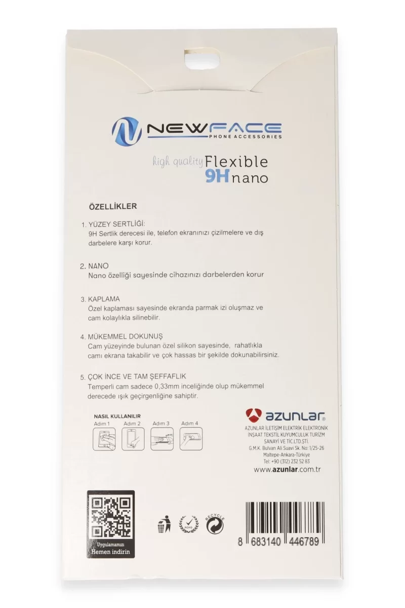 Newface Xiaomi Redmi Note 12 4G 6D Antistatik Mat Seramik Hayalet Nano Ekran Koruyucu