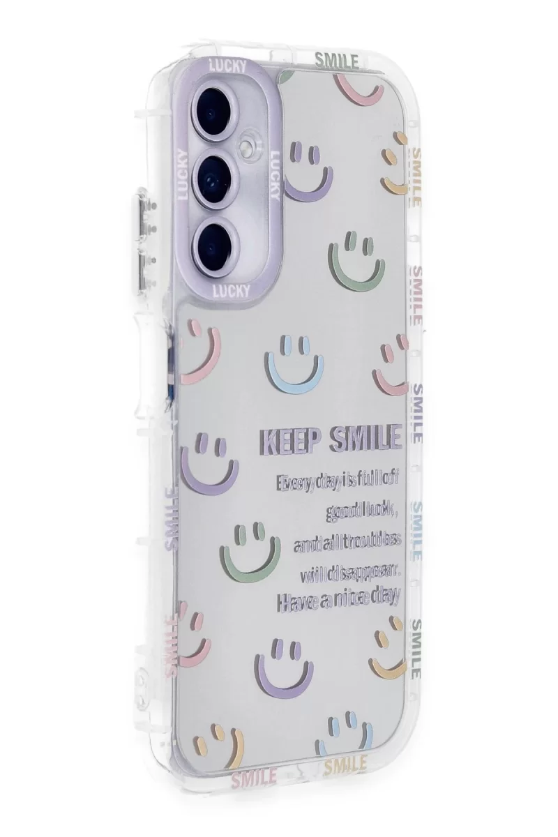Newface Samsung Galaxy A05S Kılıf Reflexion Desenli Kapak - Desen 2