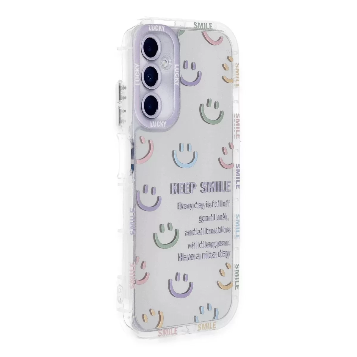 Newface Samsung Galaxy A05S Kılıf Reflexion Desenli Kapak - Desen 2