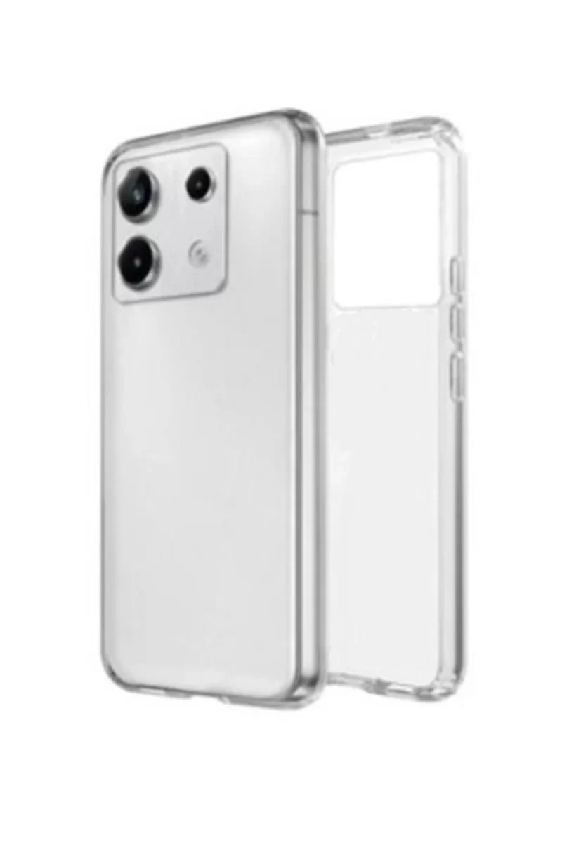 Newface Xiaomi Poco X6 Kılıf Lüx Şeffaf Silikon