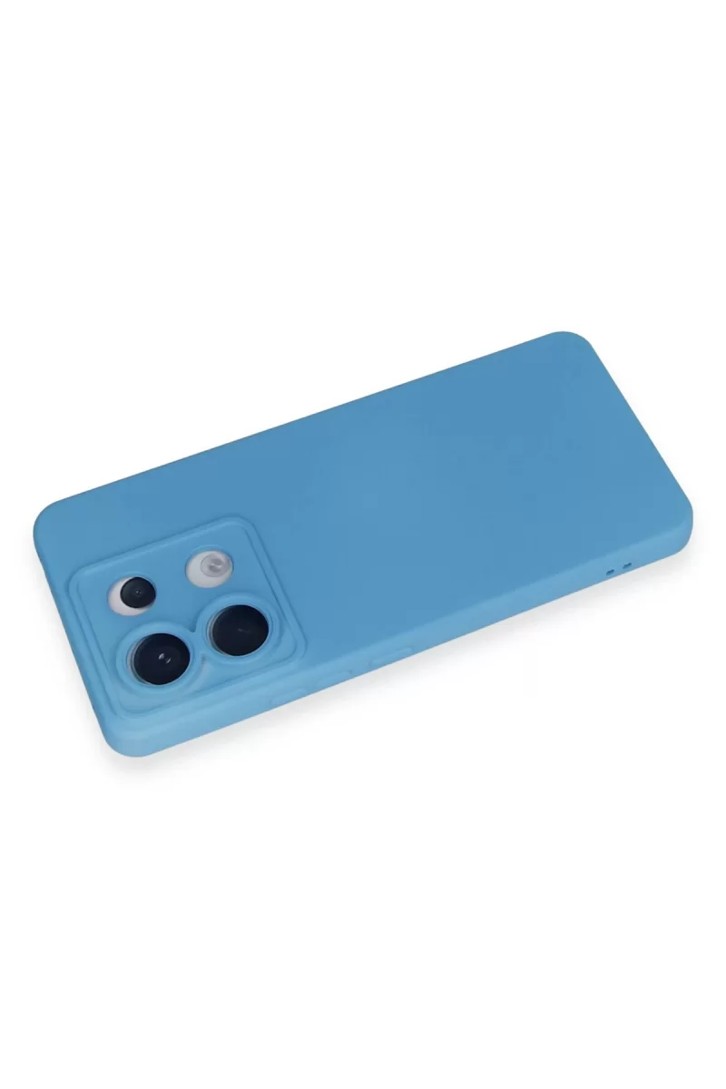 Newface Xiaomi Redmi Note 13 Pro 5G Kılıf Nano içi Kadife Silikon - Mavi