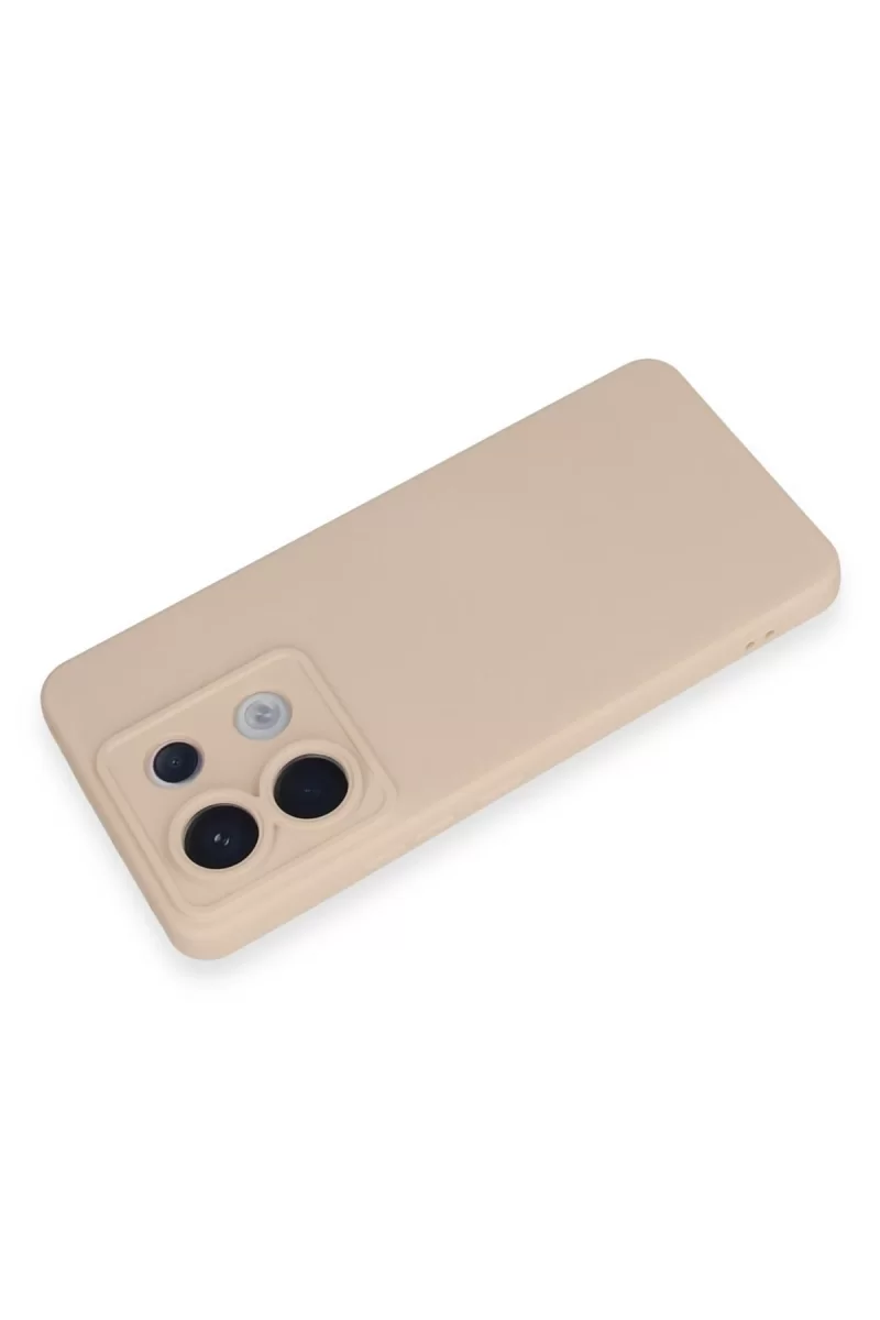 Newface Xiaomi Redmi Note 13 Pro 5G Kılıf Nano içi Kadife Silikon - Pudra