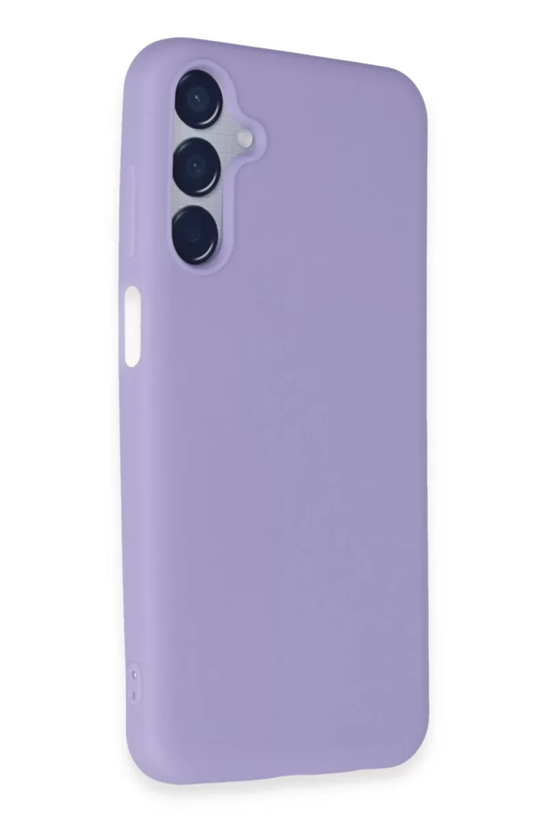 Newface Samsung Galaxy M15 Kılıf First Silikon - Lila