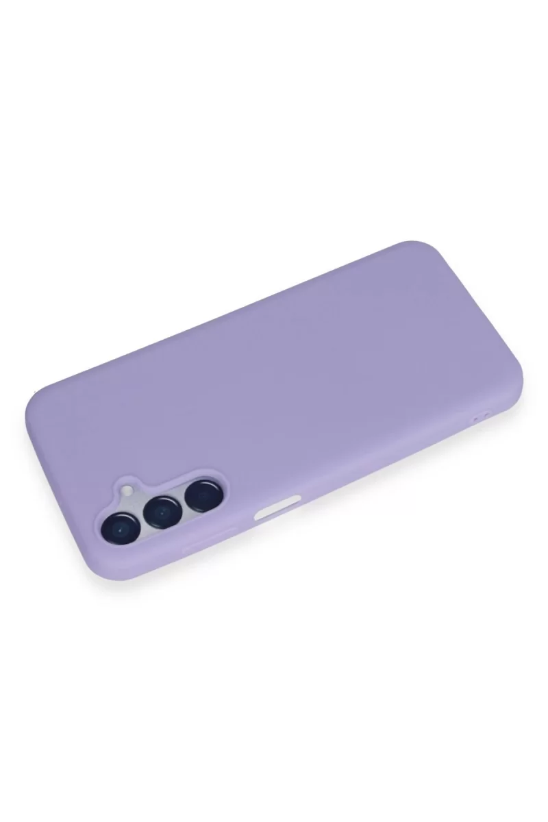 Newface Samsung Galaxy M15 Kılıf First Silikon - Lila