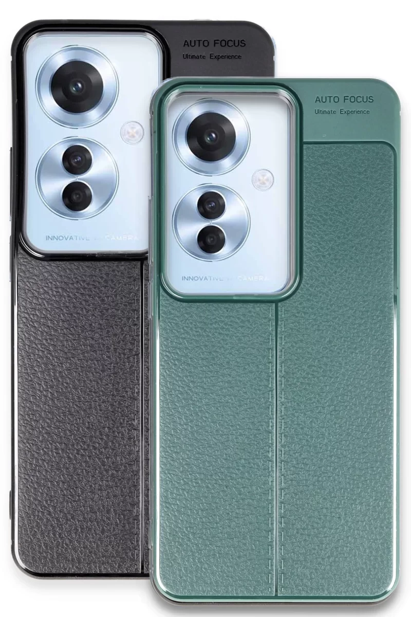 Newface Oppo Reno 11F Kılıf Auto Focus Kapak - Siyah
