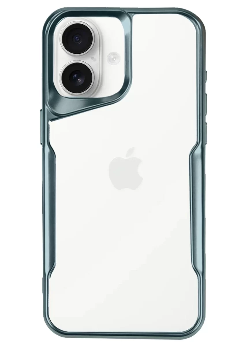 Newface Apple iPhone 16 Kılıf Boyi Silikon Kapak - Turkuaz
