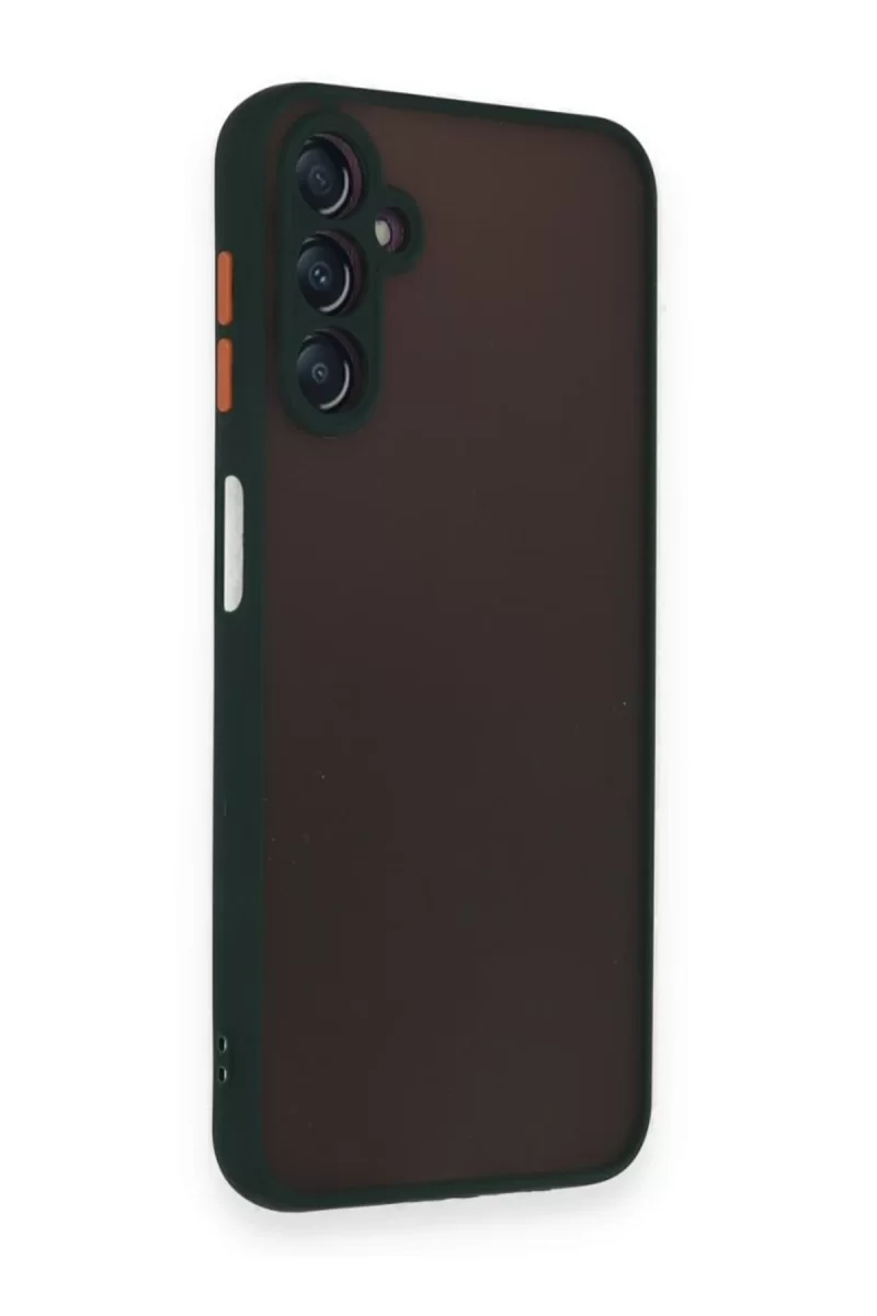 Newface Samsung Galaxy A15 4G Kılıf Montreal Silikon Kapak - Yeşil