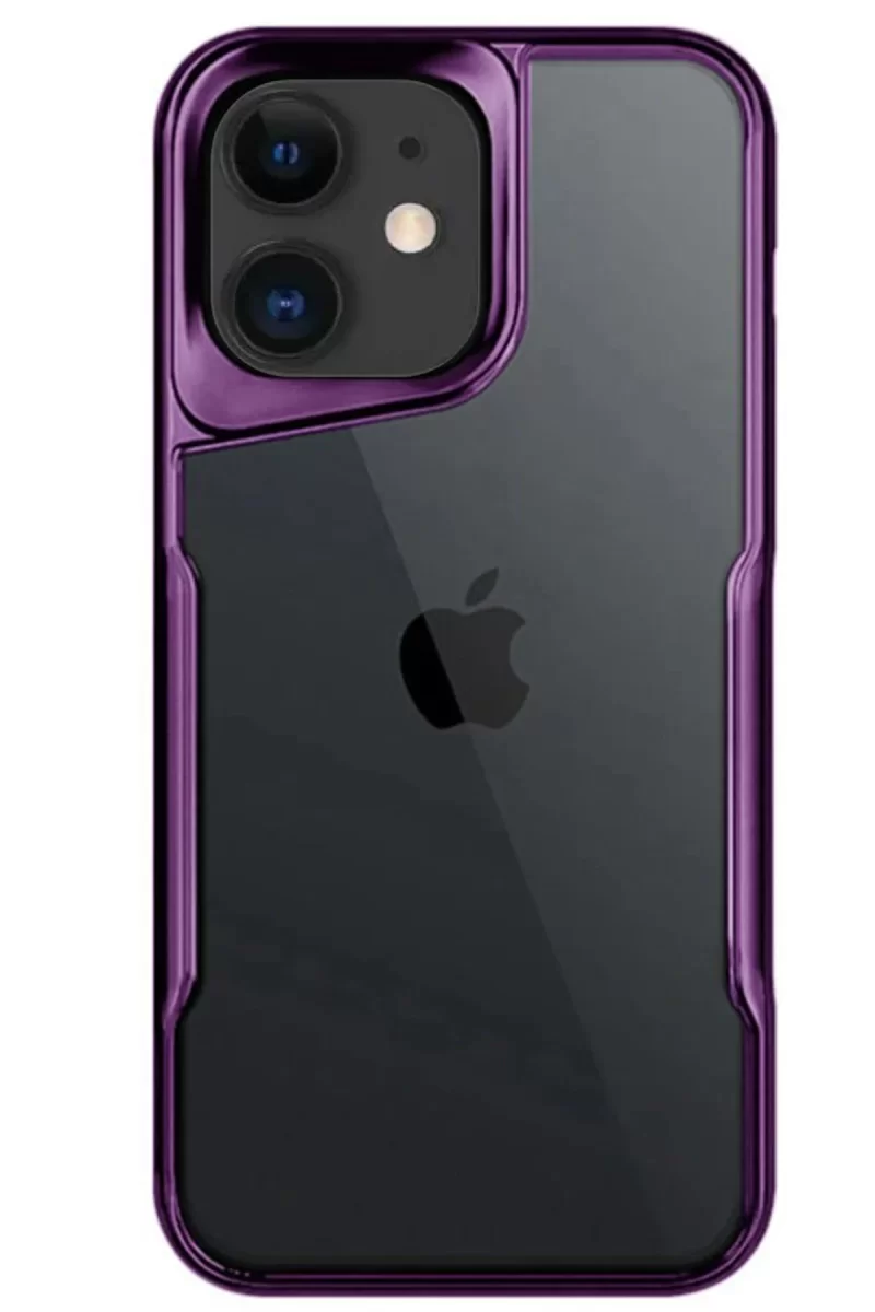 Newface Apple iPhone 11 Kılıf Boyi Silikon Kapak - Derin Mor