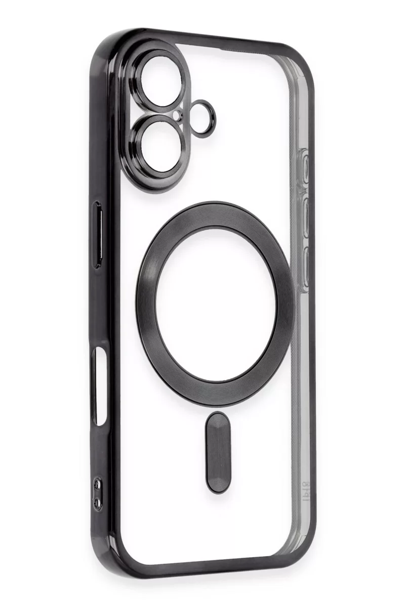 Newface Apple iPhone 16 Kılıf Kross Magneticsafe Kapak - Siyah