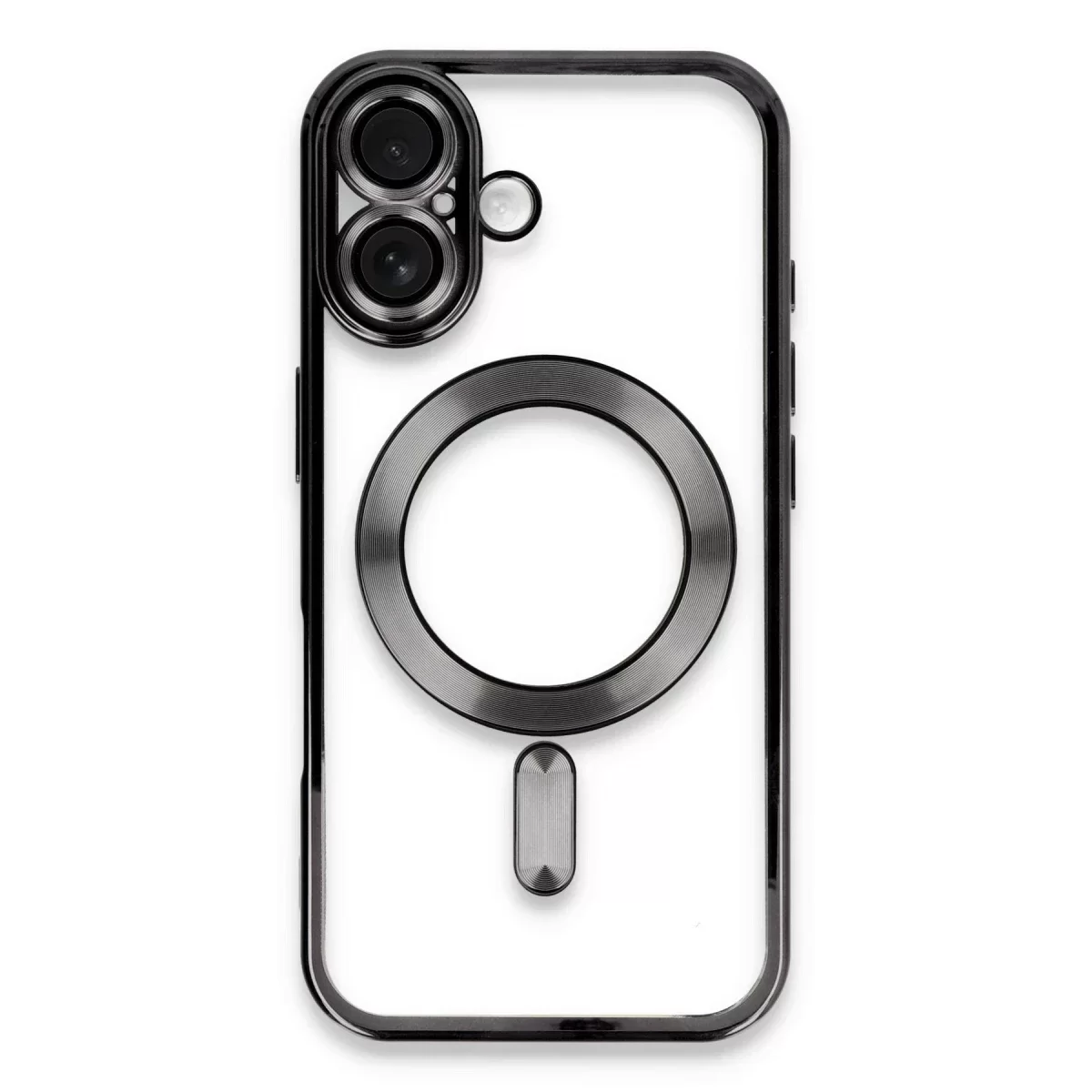 Newface Apple iPhone 16 Kılıf Kross Magneticsafe Kapak - Siyah