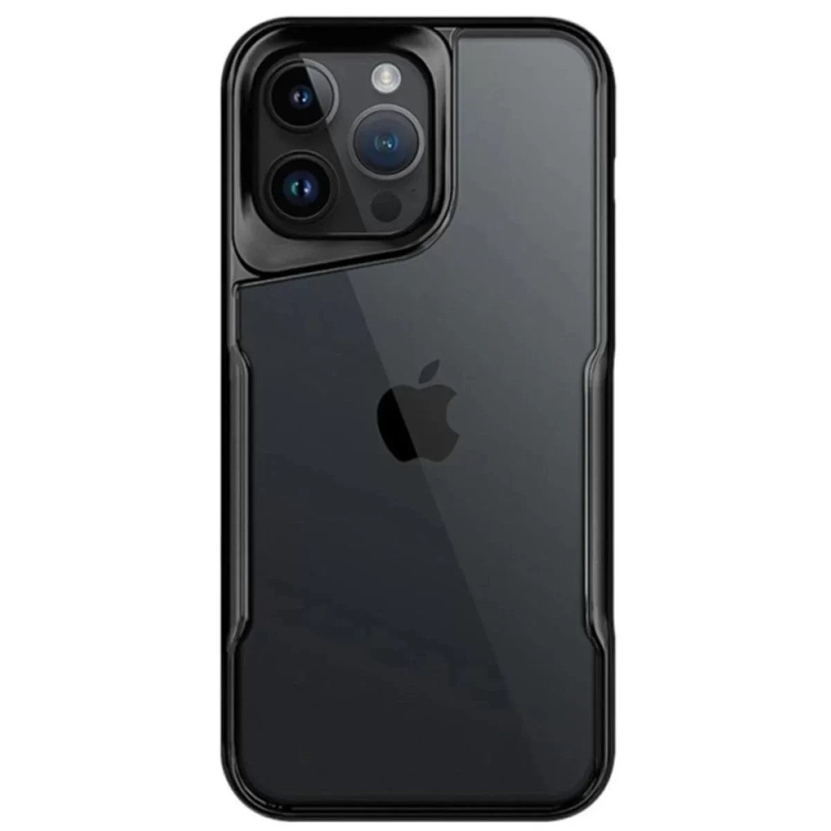 Newface Apple iPhone 14 Pro Max Kılıf Boyi Silikon Kapak - Siyah
