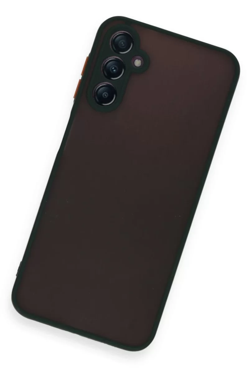 Newface Samsung Galaxy A55 5G Kılıf Montreal Silikon Kapak - Siyah